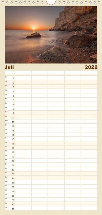 Produktbild: Familienplaner Naturfotografie (Wandkalender 2022 , 21 cm x 45 cm, hoch)