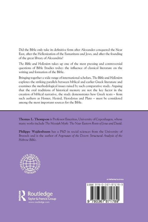 Produktbild: The Bible and Hellenism