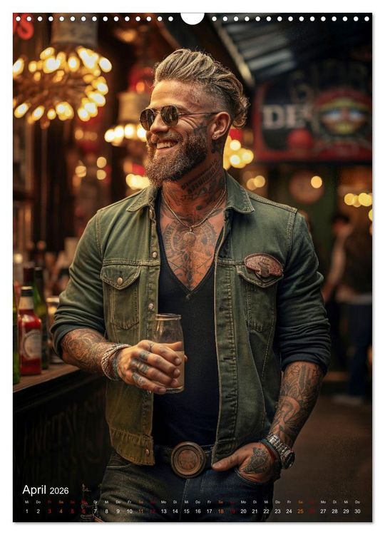 Produktbild: Tattoos Kunst auf der Haut (Wandkalender 2026 DIN A3 hoch), CALVENDO Monatskalender