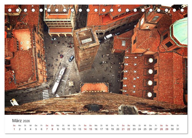 Produktbild: Bologna - Impressionen der wundersch&ouml;nen Universit&auml;tsstadt. (Tischkalender 2026 DIN A5 quer), CALVENDO Monatskalender