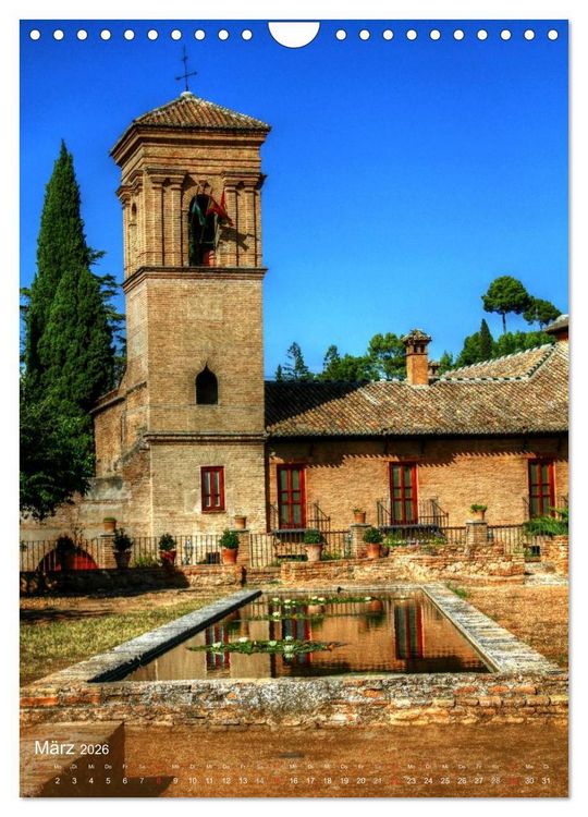 Produktbild: Die Alhambra (Wandkalender 2026 DIN A4 hoch), CALVENDO Monatskalender
