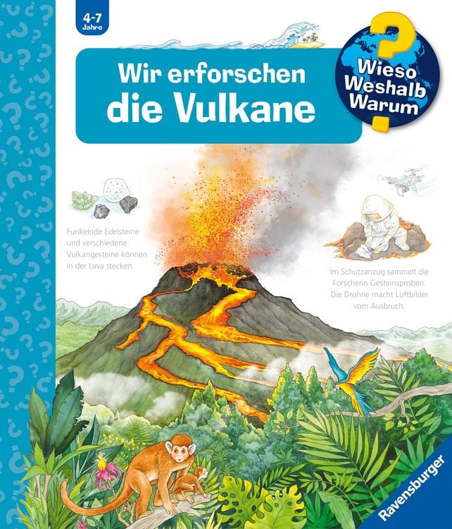 Produktbild: Wieso? Weshalb? Warum? Band 4 - Wir erforschen die Vulkane