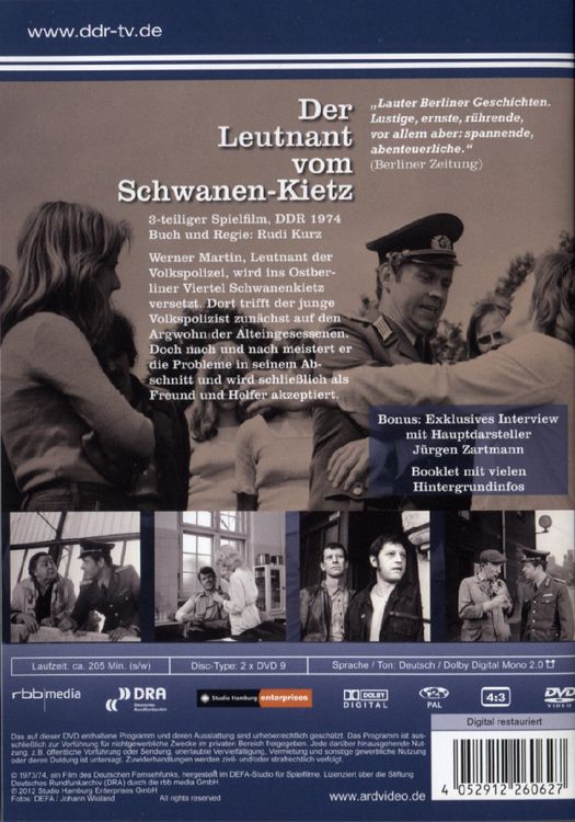 Produktbild: Der Leutnant vom Schwanenkietz [2 DVDs]