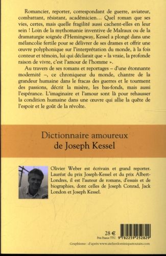 Produktbild: Le dictionnaire amoureux de Joseph Kessel