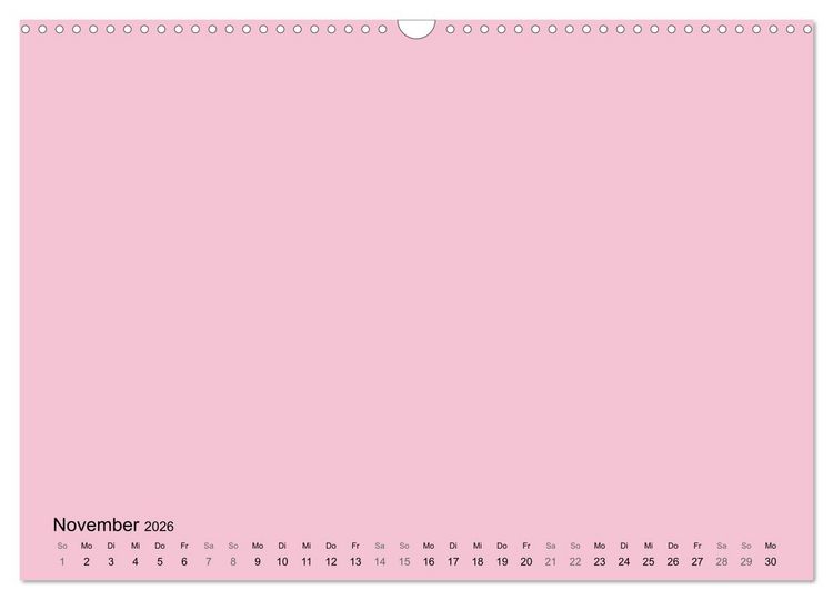 Produktbild: DIY Bastel-Kalender -Warme Pastell Farben- Zum Selbstgestalten (Wandkalender 2026 DIN A3 quer), CALVENDO Monatskalender