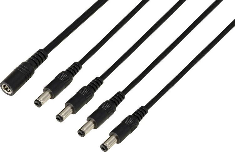 Produktbild: TRU COMPONENTS TC-13232712 DC-Steckverbinder Buchse - Stecker 5.5mm 2.1mm 41.2cm 1St.