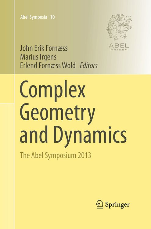 Produktbild: Complex Geometry and Dynamics