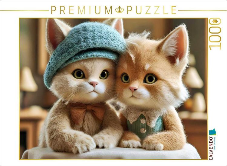Produktbild: CALVENDO Puzzle Ein Motiv aus dem Kalender Kuscheliges & Knuddeliges | 1000 Teile Lege-Gr&ouml;&szlig;e 64x48cm Foto-Puzzle f&uuml;r gl&uuml;ckliche Stunden