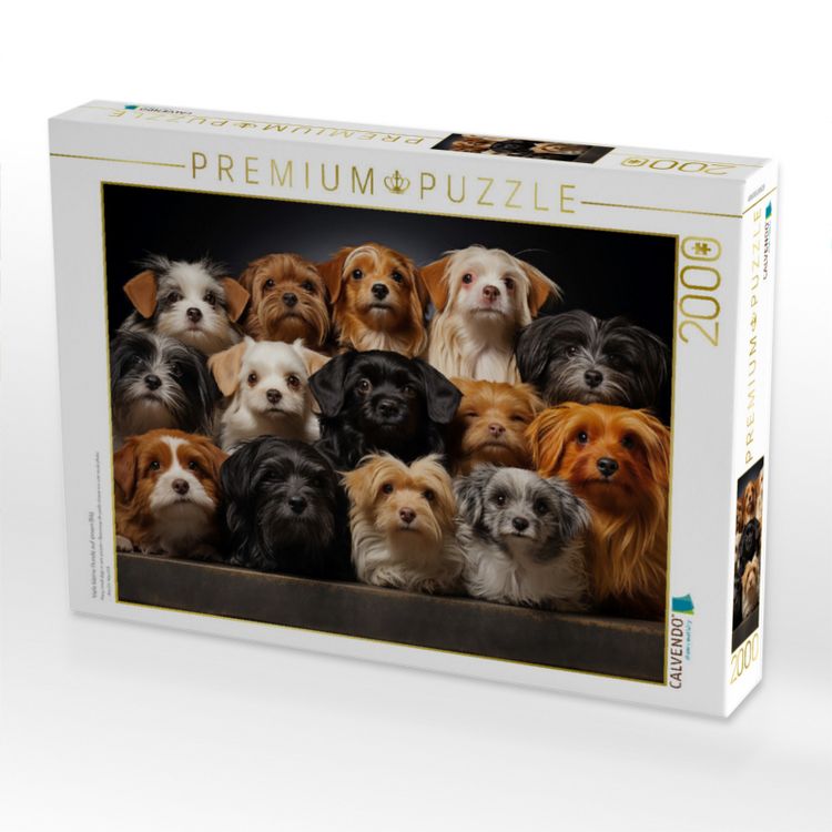 Produktbild: CALVENDO Puzzle Viele kleine Hunde auf einem Bild | 2000 Teile Lege-Gr&ouml;&szlig;e 90x67cm Foto-Puzzle f&uuml;r gl&uuml;ckliche Stunden