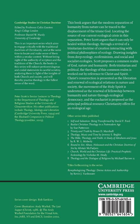 Produktbild: A Political Theology of Nature