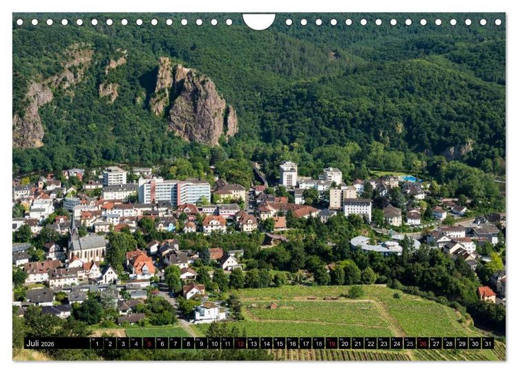 Produktbild: Nahe-Romantik: Bad M&uuml;nster am Stein-Ebernburg (Wandkalender 2026 DIN A4 quer), CALVENDO Monatskalender