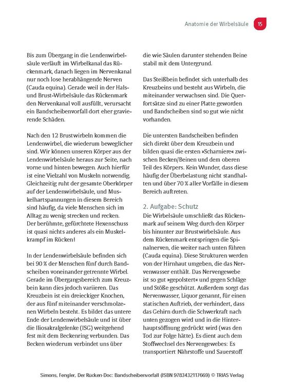 Der Rücken-Doc: Bandscheibenvorfall