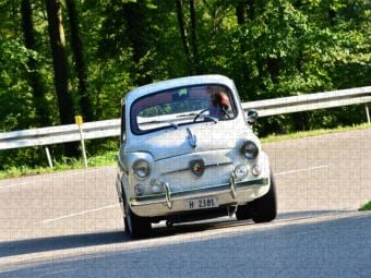 Produktbild: CALVENDO Puzzle Fiat Abarth 850 TC - 1962 | 1000 Teile Lege-Gr&ouml;&szlig;e 64x48cm Foto-Puzzle f&uuml;r gl&uuml;ckliche Stunden