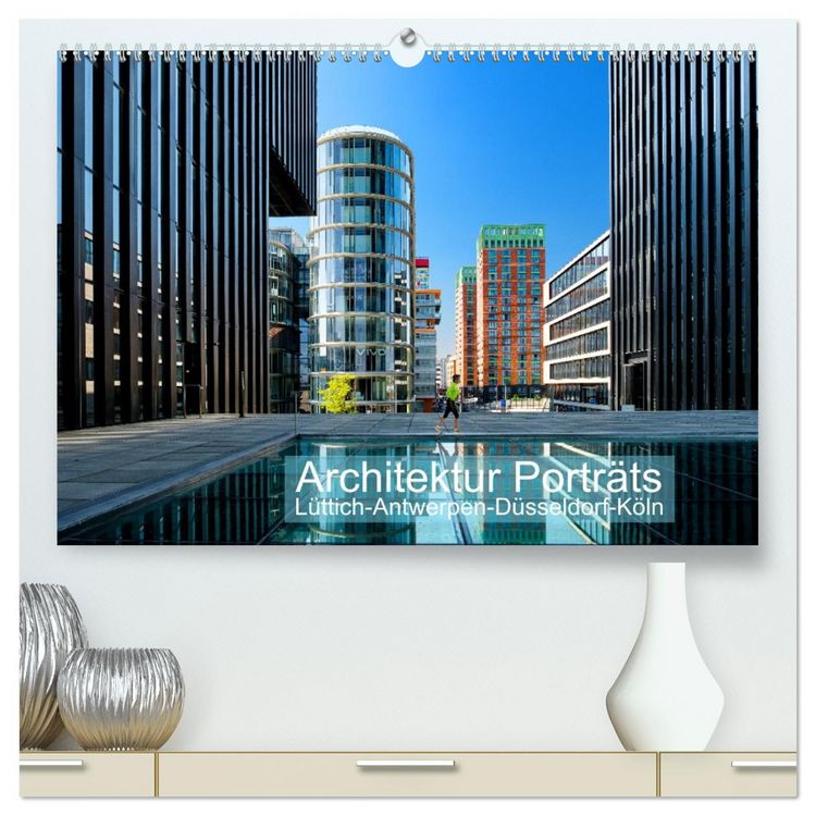 Produktbild: Architektur Portr&auml;ts (hochwertiger Premium Wandkalender 2026 DIN A2 quer), Kunstdruck in Hochglanz