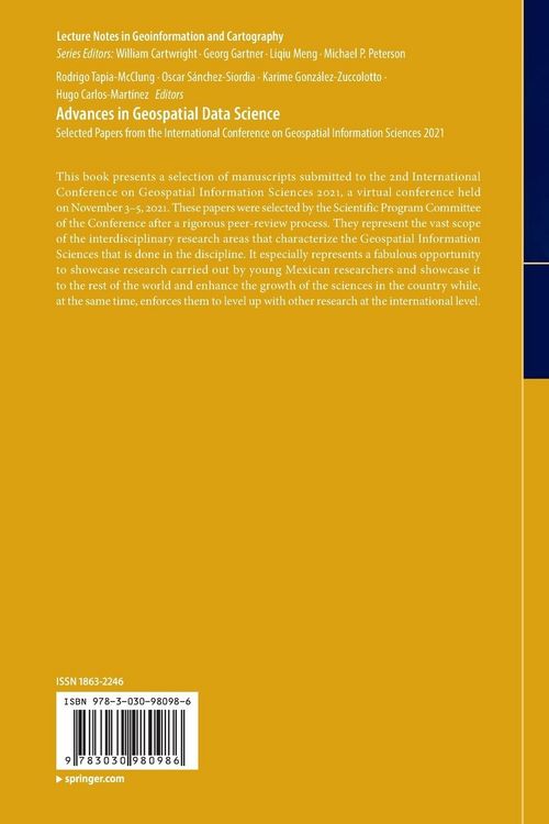 Produktbild: Advances in Geospatial Data Science