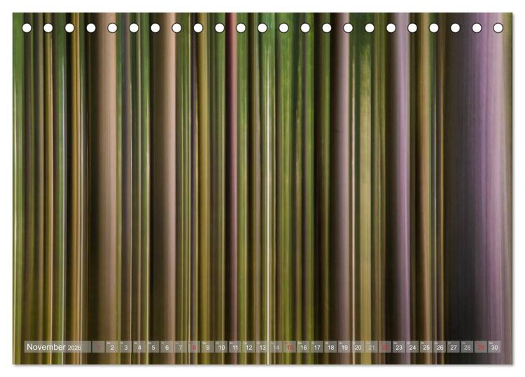 Produktbild: Atelier Wald - gemalt mit Licht (Tischkalender 2026 DIN A5 quer), CALVENDO Monatskalender