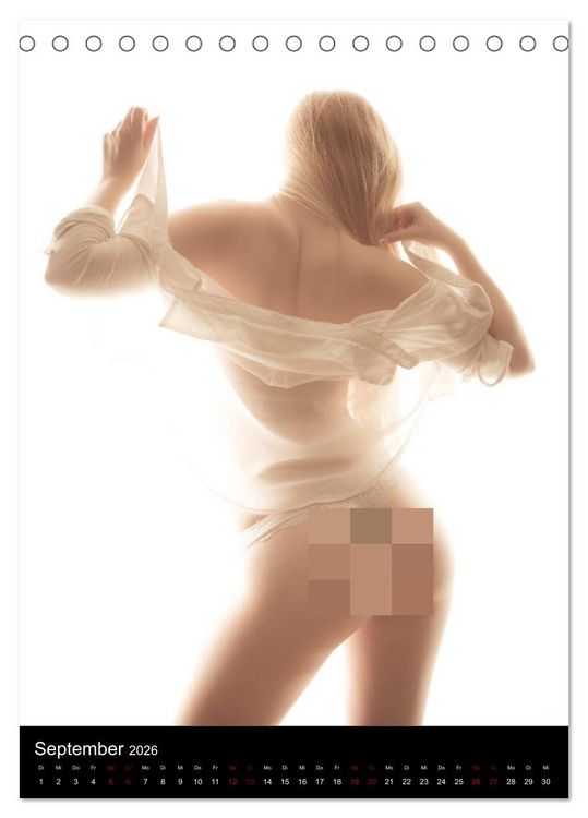 Produktbild: Sensual Desire - z&auml;rtliche Fantasien (Tischkalender 2026 DIN A5 hoch), CALVENDO Monatskalender