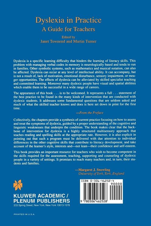 Produktbild: Dyslexia in Practice