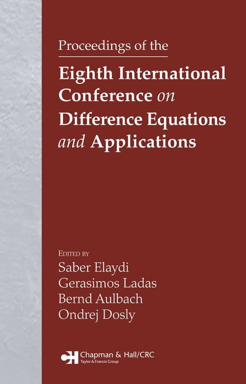 Produktbild: Proceedings of the Eighth International Conference on Difference Equations and Applications