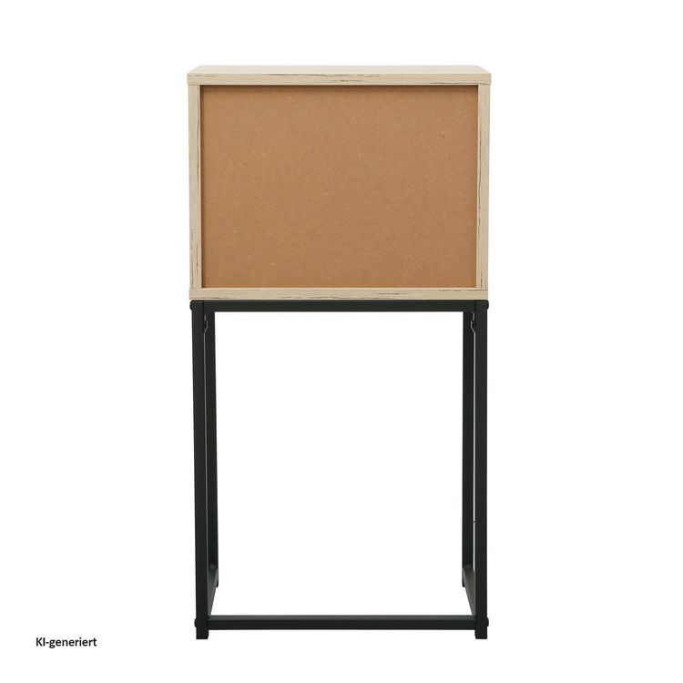 Produktbild: HTI-Living Konsolentisch Cedrik 40 cm mit T&uuml;r Artisaneiche-Schwarz