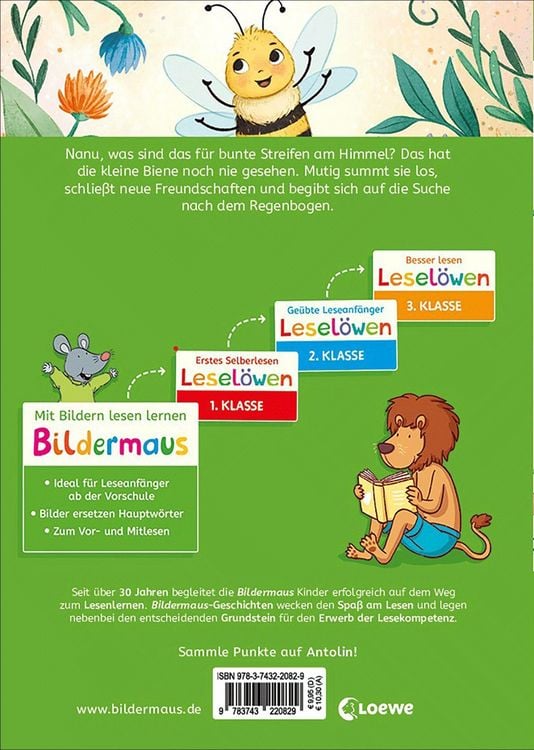 Produktbild: Bildermaus - Die kleine Biene fliegt ins Abenteuer