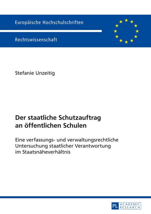 Produktbild: Der staatliche Schutzauftrag an oeffentlichen Schulen