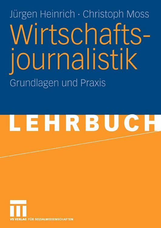 Produktbild: Wirtschaftsjournalistik