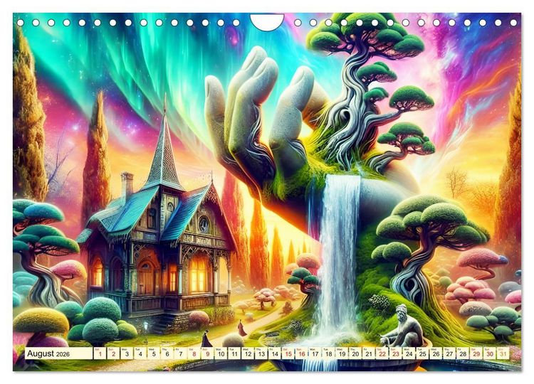 Produktbild: Nature Genesis - The hand of life (Wall Calendar 2026 DIN A4 landscape), CALVENDO 12 Month Wall Calendar