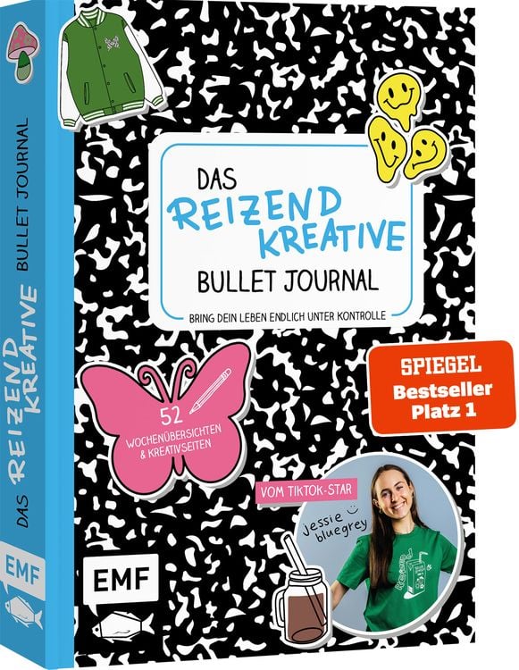 Produktbild: Das reizend kreative Bullet Journal - vom TikTok-Star jessiebluegrey - Bring dein Leben endlich unter Kontrolle