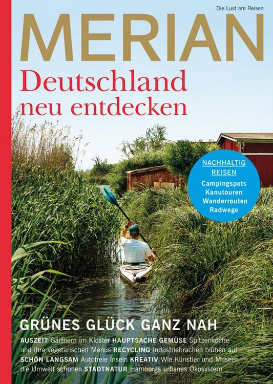 Produktbild: MERIAN Deutschland neu entdecken - Nachhaltig Reisen 08/2022