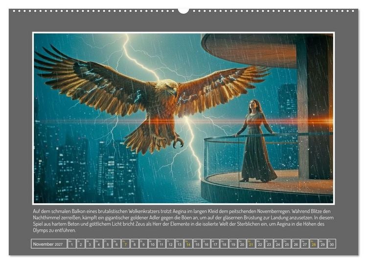 Produktbild: Die Zeus-Aff&auml;ren (Wandkalender 2027 DIN A2 quer), CALVENDO Monatskalender