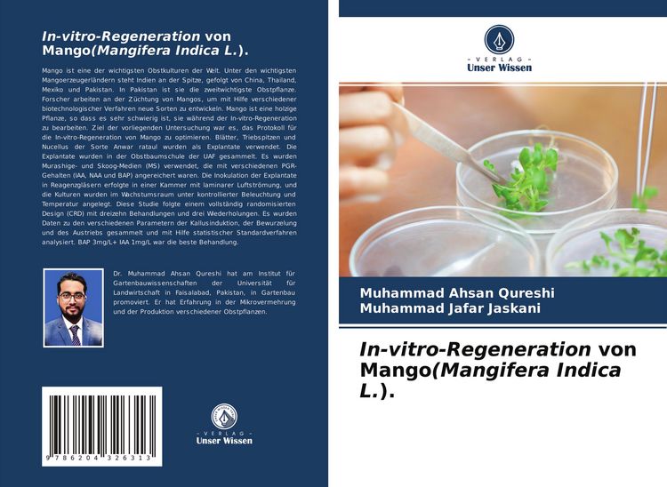 Produktbild: In-vitro-Regeneration von Mango(Mangifera Indica L.).