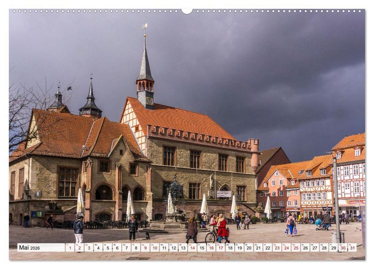 Produktbild: Niedersachsen - G&ouml;ttingen (hochwertiger Premium Wandkalender 2026 DIN A2 quer), Kunstdruck in Hochglanz