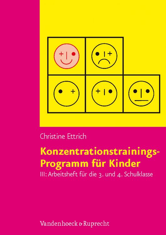 Produktbild: Konzentrationstrainings-Programm f&uuml;r Kinder. Arbeitsheft III: 3. und 4. Schulklasse