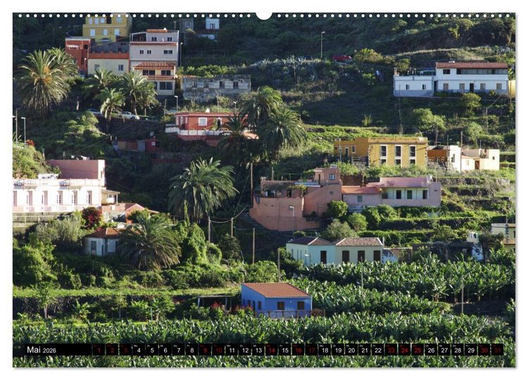 Produktbild: La Gomera - Ansichten und Aussichten (hochwertiger Premium Wandkalender 2026 DIN A2 quer), Kunstdruck in Hochglanz