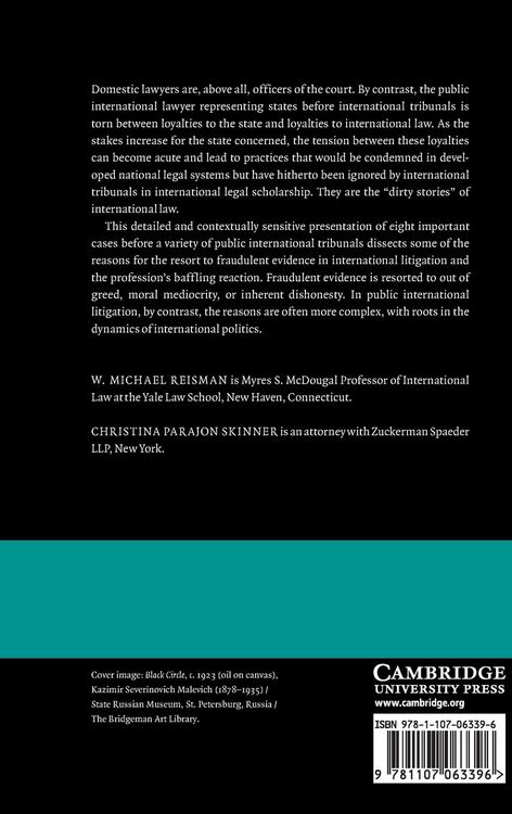 Produktbild: Fraudulent Evidence Before Public International Tribunals