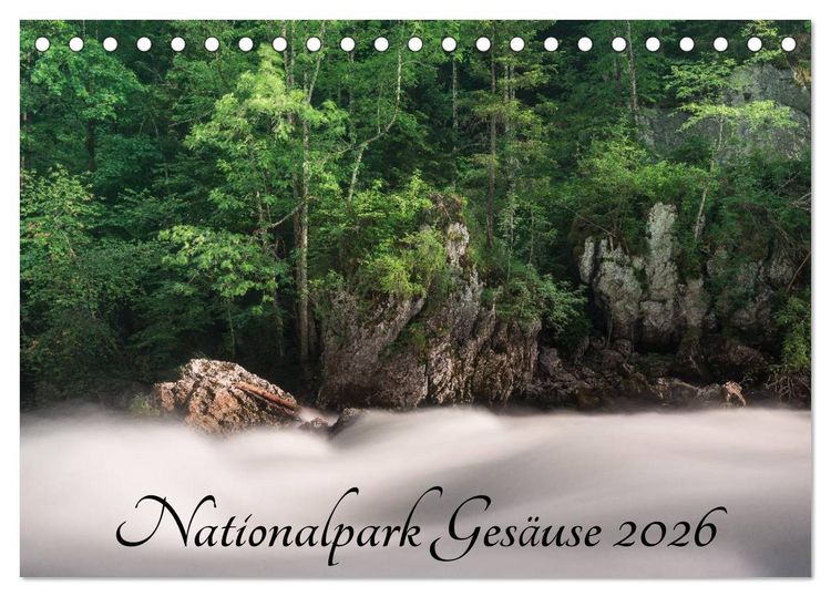 Produktbild: Nationalpark Ges&auml;use (Tischkalender 2026 DIN A5 quer), CALVENDO Monatskalender