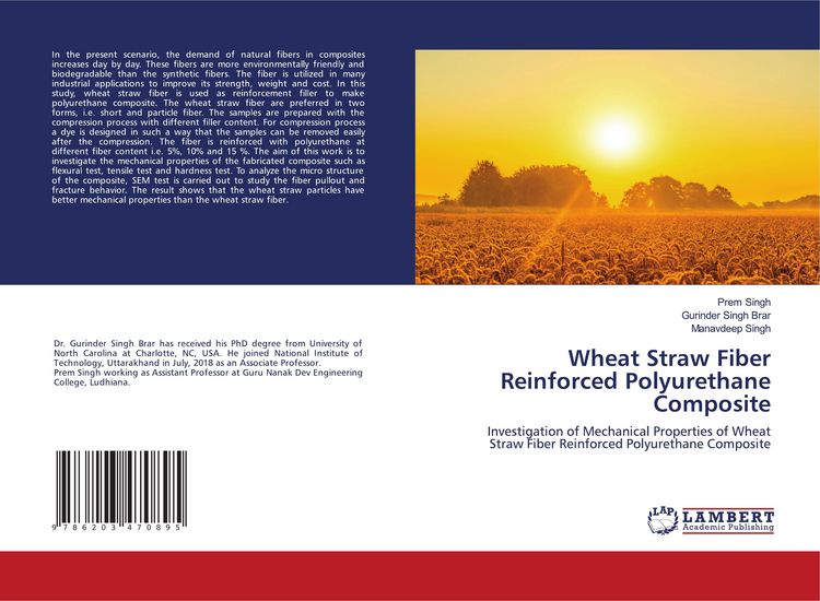 Produktbild: Wheat Straw Fiber Reinforced Polyurethane Composite