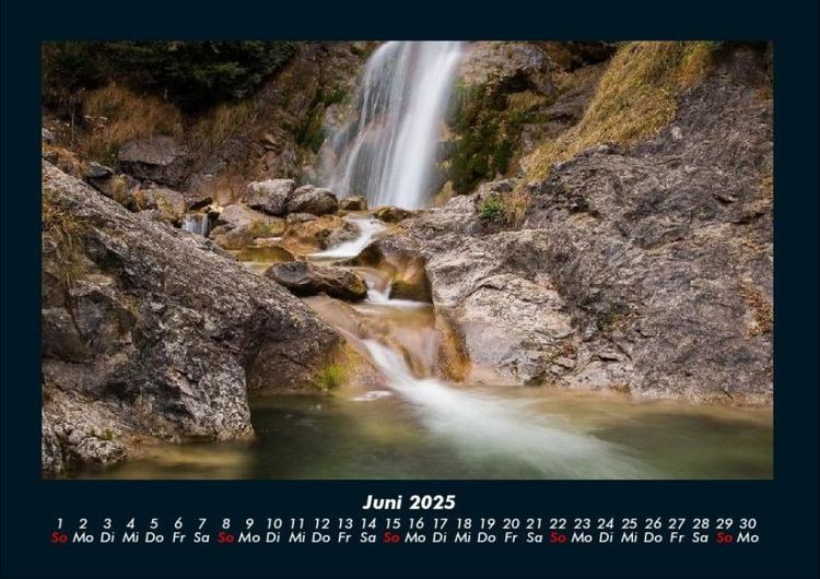 Produktbild: Wasserf&auml;lle 2025 Fotokalender DIN A4