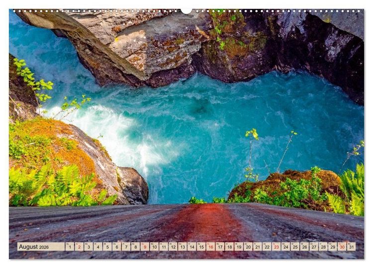 Produktbild: K&ouml;nigsroute Norwegens (hochwertiger Premium Wandkalender 2026 DIN A2 quer), Kunstdruck in Hochglanz
