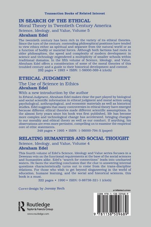 Produktbild: Ethical Theory and Social Change
