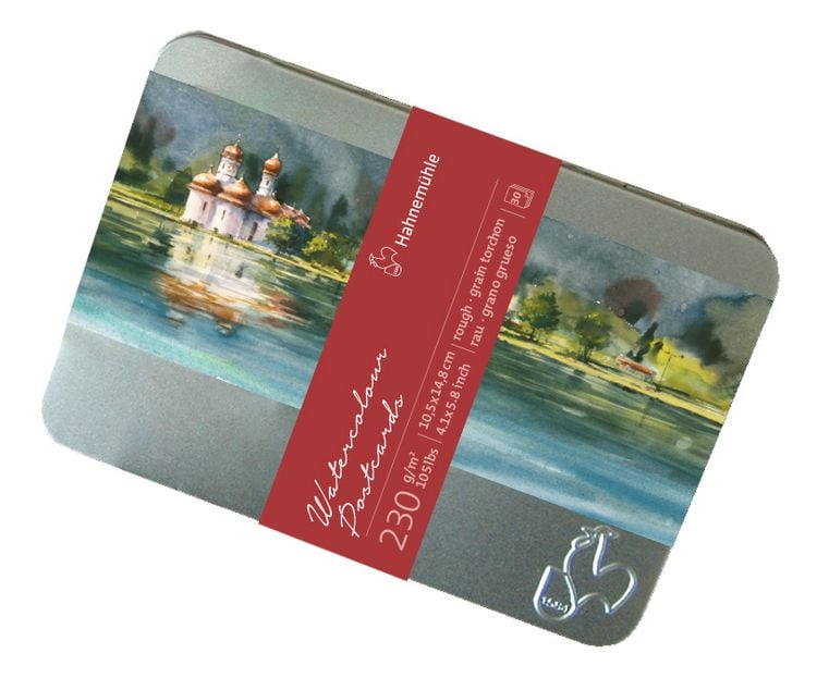 Produktbild: Hahnem&uuml;hle Papier Aquarellpostkarten, 105 x 148 mm, 230 g/m&sup2;