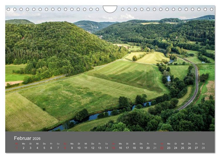 Produktbild: Fr&auml;nkische Schweiz wie gemalt (Wandkalender 2026 DIN A4 quer), CALVENDO Monatskalender