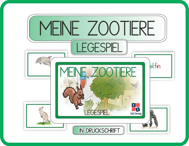 Produktbild: Meine Zootiere Legespiel