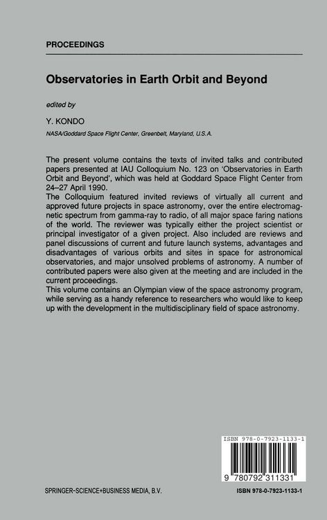 Produktbild: Observatories in Earth Orbit and Beyond