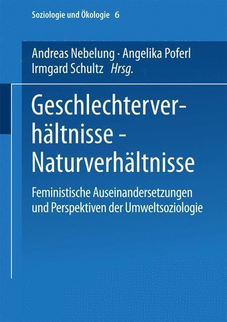 Produktbild: Geschlechterverh&auml;ltnisse - Naturverh&auml;ltnisse