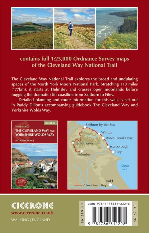 Produktbild: The Cleveland Way Map Booklet