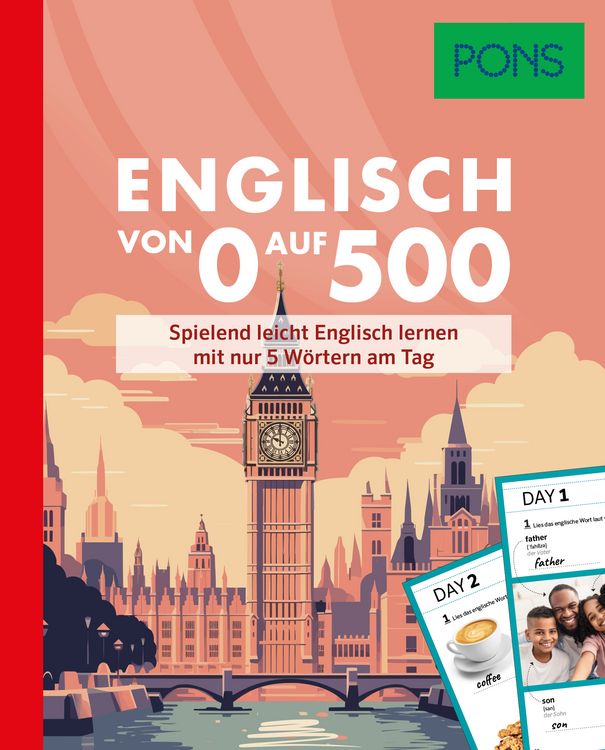Produktbild: PONS Englisch von 0 auf 500