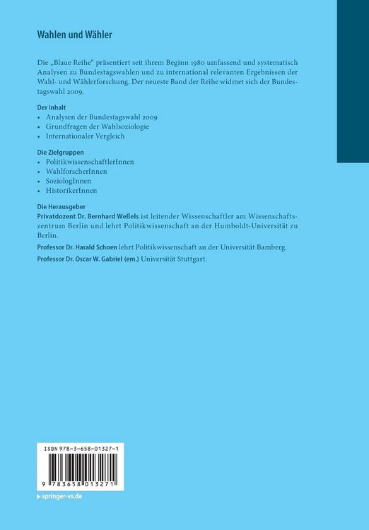 Produktbild: Wahlen und W&auml;hler