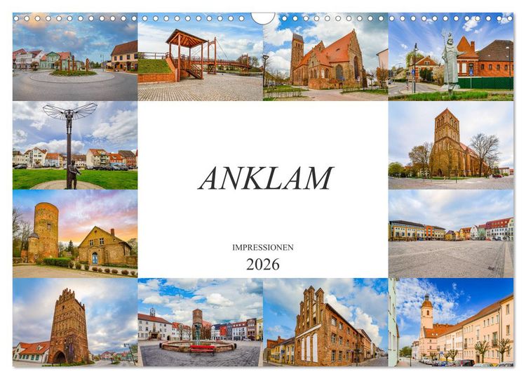 Produktbild: Anklam Impressionen (Wandkalender 2026 DIN A3 quer), CALVENDO Monatskalender